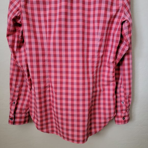 Paul Smith Button Up Red Gingham Plaid Shirt - Picture 13 of 16